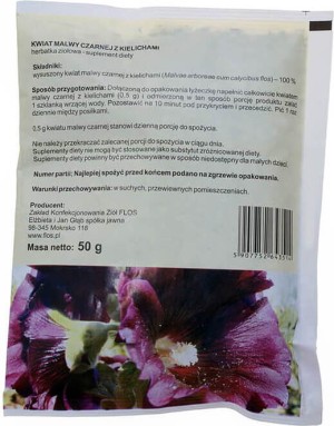 Zwarte kaasjeskruidbloem 50g Flos