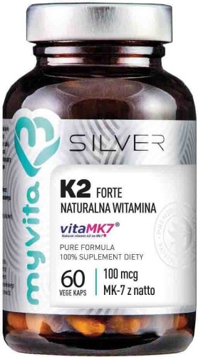 Vitamine K2 Forte VitaMK-7 100mcg 60 capsules MyVita Silver Pure