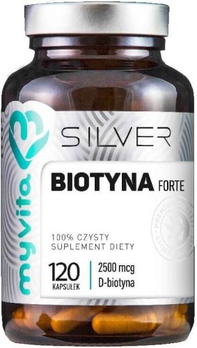 Biotine Forte 2500mcg 120 capsules MyVita Silver Pure