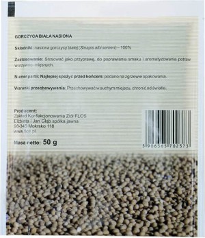 Witte mosterdzaadjes 50g Flos