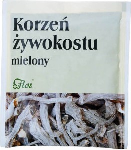 Korzeń żywokostu mielony 100g Flos