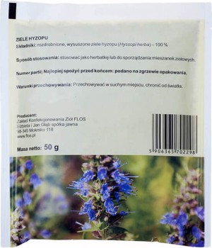 Hysopkruid 50g Flos