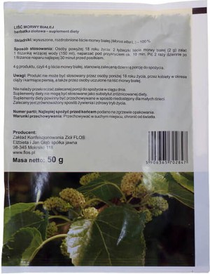 Wit moerbeiblad 50g Flos