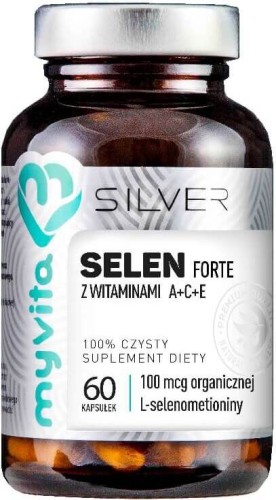 Selen Forte z witaminami A+C+E 60 kapsułek MyVita Silver Pure