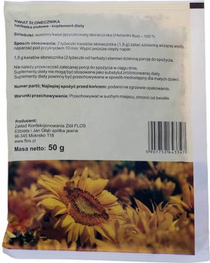 Zonnebloembloem 50g Flos