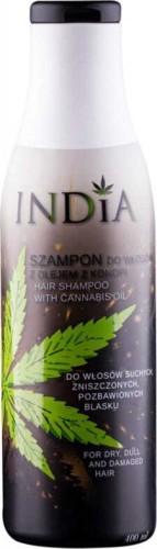 Hair shampoo with hemp oil 400ml India Cosmetics