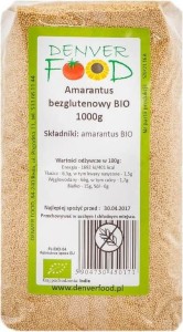 Amaranthus gluten-free BIO 1000g Denver Food