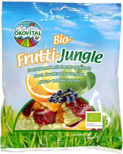 JELLY FRUIT ANIMALS WITHOUT GLUTEN FREE LACTOSE 100 g - OKOVITAL
