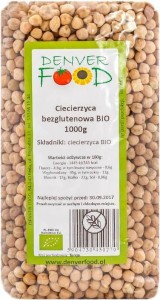Chickpeas gluten-free BIO 1000g Denver Food