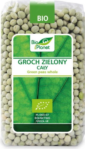 GROCH ZIELONY CAŁY BIO 500 g - BIO PLANET