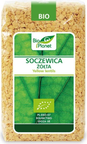 SOCZEWICA ŻÓŁTA BIO 500 g - BIO PLANET