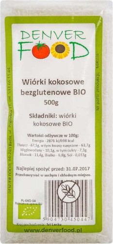 Coconut shrims gluten-free BIO 500g Denver Food