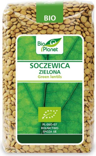 SOCZEWICA ZIELONA  BIO 500 g - BIO PLANET