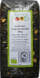 Pumpkin seeds gluten-free BIO 800g Denver Food