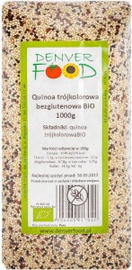 Quinoa tri-colored gluten-free BIO 1000g Denver Food