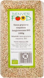 Buckwheat porridge unroasted gluten-free BIO 1000g Denver Food