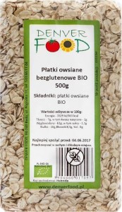 Oat flakes gluten-free BIO 500g Denver Food