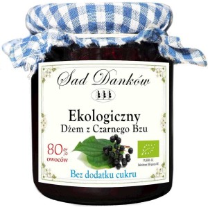 DŻEM Z CZARNEGO BZU B/C BIO 260 g - SAD DANKÓW