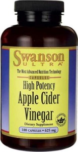 Ocet jabłkowy 625mg Apple Cider Vinegar 180 kapsułek SWANSON