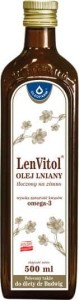 LenVitol Koudgeperste lijnolie 500ml Oleofarm