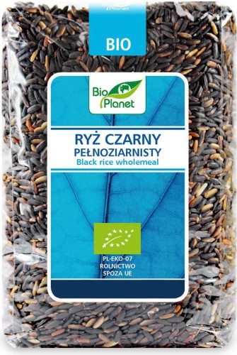 BLACK WHOLE GRAIN RICE BIO 1 kg - BIO PLANET