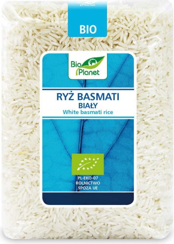 RYŻ BASMATI BIAŁY BIO 1 kg - BIO PLANET