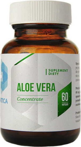 Gevriesdroogd sap van het vruchtvlees van aloëbladeren Aloë Vera concentraat 125 mg 60 capsules Hepatica