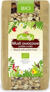 FRUIT MUESLI POLISH TASTES BIO 300 g - BIO RAJ