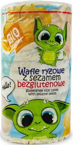 RICE WAFFLES WITH SESAME GLUTEN-FREE BIO 100 g - BIOMINKI