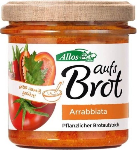 CREAM PASTE ARRABBIATA GLUTEN-FREE BIO 140 g - ALLOS