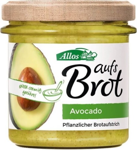 AVOCADO CREAM PASTE GLUTEN-FREE BIO 140 g - ALLOS
