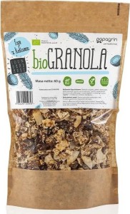 GRANOLA FIGS WITH COCONUT GLUTEN-FREE BIO 60 g - PAPAGRIN