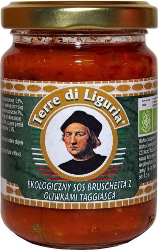BRUSCHETTA SAUCE WITH TAGGIASCA OLIVES BIO 135 g - TERRE DI LIGURIA