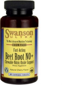 Beet Root NO+ Chewable Nitric Oxide Support 60 pills SWANSON