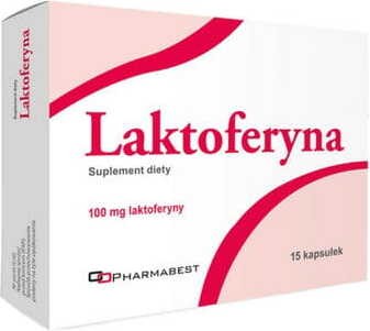 Laktoferyna 100mg 15 kapsułek Pharmabest