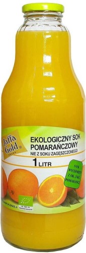 SOK POMARAŃCZOWY BIO 1 L - JAFFA GOLD