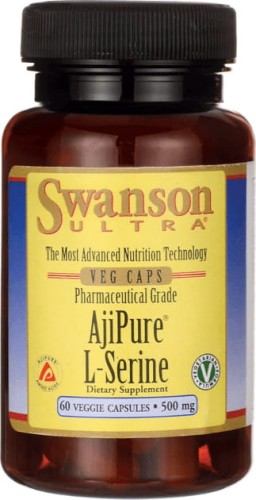 L-Serine AjiPure L-Serine 500mg 60 kapsułek SWANSON