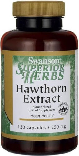 Głóg owoce extract Hawthorn Extract 120 kapsułek SWANSON