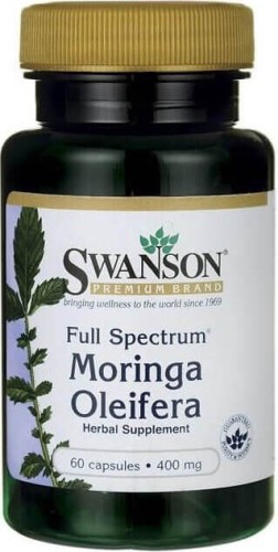 Full Spectrum Moringa Oleifera 400mg 60 kapsułek SWANSON