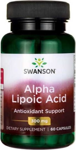 ALA Alpha Lipoic Acid 300mg 60 capsules SWANSON