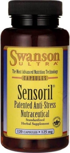 Sensoril Patented Anti-Stress Nutraceutical Ashwagandha 125mg 120 capsules SWANSON
