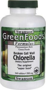 Chlorella Broken Cell Wall 500mg 360 tabletek SWANSON