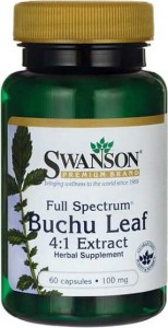 Bukko brzozowe FS Buchu Leaf 100mg 60 kapsułek SWANSON