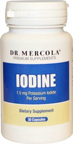 Iodine 1500mcg 30 capsules Dr. Mercola