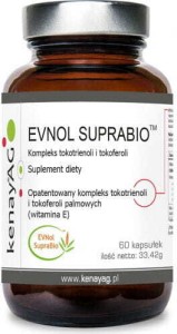 Tocotrienols and palm tocopherols Vitamin E Evnol Suprabio 60 capsules kenayAG
