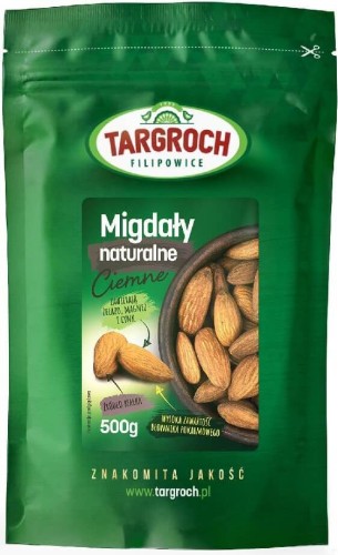Natuurlijke donkere amandelen 500g Targroch