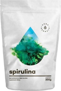 Spirulina poeder zeealgen poeder 200g Aura Herbals