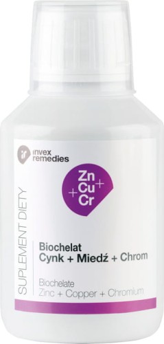 Biochelate Zinc + Copper + Chromium 150ml Invex Remedies