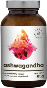 Ashwagandha powdered root 85g AURA HERBALS
