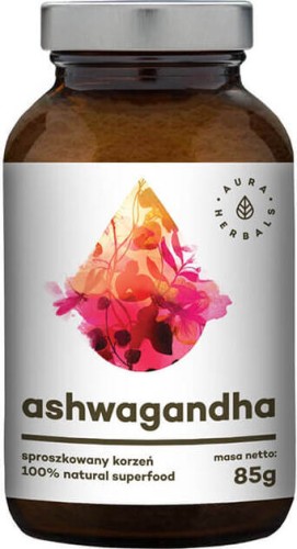 Ashwagandha powdered root 85g AURA HERBALS